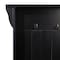 Flash Furniture Paisley 31.5in. Wide Hall Tree w/Bench, 3 Single Storage Hooks, and 4 Lower Storage Cubbies NAN-FY-HY-HT06-BLKWNT-GG - alternate 8